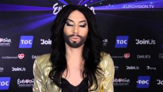 Conchita Wursts message to her fans Austria [upl. by Harvie]