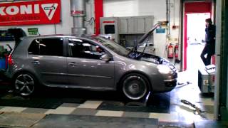 VW Golf 20 tdi BKD engine on rolling road [upl. by Joby582]