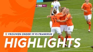 Highlights Vrouwen onder 19  Frankrijk 1972019 EK [upl. by Romanas748]