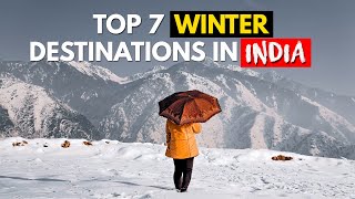 Top 7 Winter Destinations in India  Best Snowfall Places in India  Top Hill Station For Snow [upl. by Lynad]