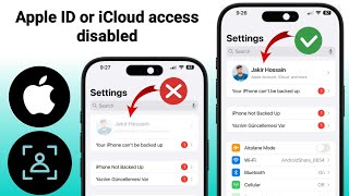 Fixed Cant Access iCloud or Apple ID in iPhone  Apple ID or iCloud access Disabled [upl. by Lerraf]