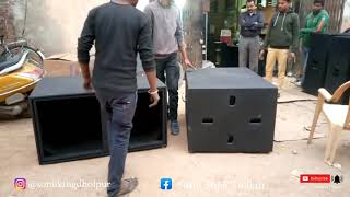 My New Bass 😍 P Audio Gst 18 1500 Watt Speaker  P Audio Dj Setup  Dj Vlogs  Dj Sonu Dholpur [upl. by Jotham933]