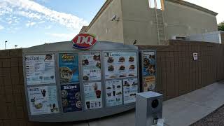 Dairy Queen DriveThru Strawberry Sundae 5936 E McKellips Rd Mesa Arizona 9 October 2021 [upl. by Euqirat476]