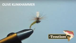 Klinkhammer Emerger Pattern  Troutlore Fly Tying [upl. by Nytsirk]