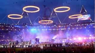 London Olympics 2012 Opening Ceremony rehearsal  PANDEMONIUM [upl. by Yliah]