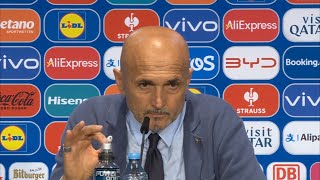 Spalletti dopo SvizzeraItalia 20 «Resto ct Responsabilità mia ho scelto io i calciatori» [upl. by Alyl]