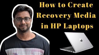 How to Create Recovery Media in HP Laptops in Hindi [upl. by Nylatsyrc839]