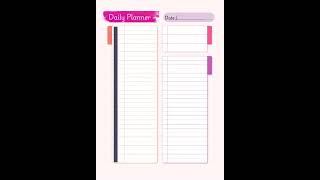 Daily Hourly Planner  Stay Inspired 5 Colorful Digital Planners for Every Day [upl. by Gerstein]