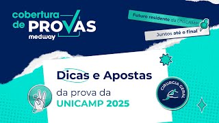 Dicas e Apostas para a prova da UNICAMP  Cirurgia  Cobertura de Provas Medway [upl. by Ansel]