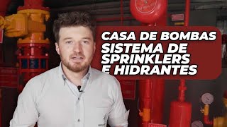 Casa de Bombas Sistema de Sprinklers e Hidrantes [upl. by Hamlen664]