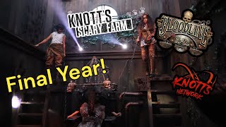 Knotts Scary Farm Bloodline 1842 Maze POV Final Year 2024 [upl. by Gweneth784]