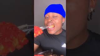 Spicy Korean corn dogs shorts tiktok challenge corndog [upl. by Ronel]