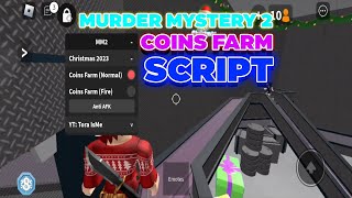 Roblox Murder Mystery 2 Script  Hack  Auto Farm Coins 2024 [upl. by Hoseia975]