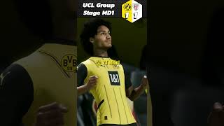 2526 UCL Firtst Match Manager Mode Dortmund FC25  UCL GroupStage MD1 BVB VS M05 [upl. by Atnoled943]