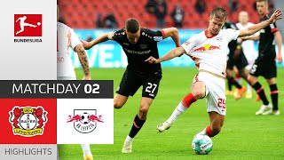 Bayer 04 Leverkusen  RB Leipzig  11  Highlights  Matchday 2 – Bundesliga 202021 [upl. by Eudo]