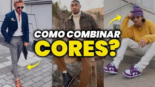 COMO COMBINAR CORES 3 Técnicas INFALÍVEIS pra APRENDER e se VESTIR MELHOR  Moda Masculina [upl. by Annmarie913]