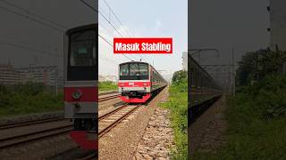 KRL Commuter Line Masuk Stabling [upl. by Alaekim]