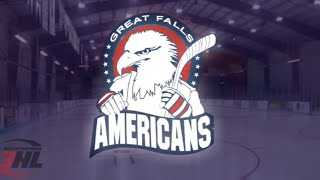 Great Falls Americans Goal Horn 202425 NA3HL [upl. by Nazay298]