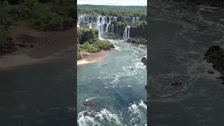 Iguazu Falls from a birds eye view Drone video in 4k [upl. by Klecka521]