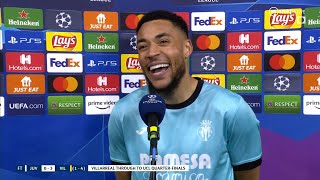 quotThe sky is the limitquot Buzzing Arnaut Danjuma reacts to Villarreals historic win vs Juve [upl. by Henricks461]