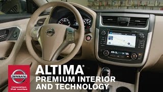 2016 Nissan Altima  Premium Interior and Technology [upl. by Duarte558]