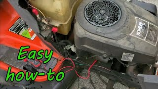 Riding Mower Wont Start Wont Crank Just Clicks Full Electrical Diagnosis amp Repair Husqvarna YTH21K46 [upl. by Drofla674]