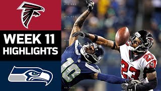 Falcons vs Seahawks  NFL Week 11 Game Highlights [upl. by Noryt906]