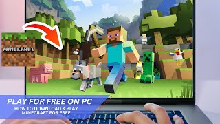 MINECRAFT HOW TO DOWNLOAD amp PLAY MINECRAFT ON PC  LAPTOP FOR FREE🔥 2024 [upl. by Nhguaval]