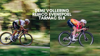 Tarmac SL8 x Demi Vollering x Remco Evenepoel [upl. by Ahsenit]