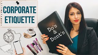 Corporate Etiquette — How to behave in an office environment [upl. by Yatnod]