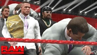 WWE 2K17 Story  John Cena Risks His Career Retiring  Ep29 [upl. by Swee604]