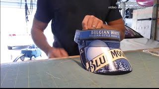 How to make a Beer box visor [upl. by Artied863]