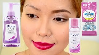 Biore Makeup Removers  DO THEY WORK [upl. by Eenaj]