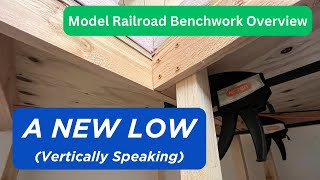 Simple Model Railroad BenchworkModel Railroad Benchwork Overview [upl. by Letnuahs357]