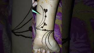 Very easy hart breslate design mehndi newchannnel art trendingshorts viralshort youtubeshorts [upl. by Morna]