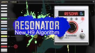 Resonator Demo for the Eventide H9 Stompbox [upl. by Savihc376]