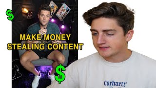 Making Millions Stealing Content [upl. by Ayhdnas]