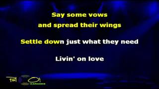 Alan Jackson Livin On Love  Karaoke [upl. by Anirhtak]