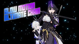 【AETHER GAZER】KURAMISTUHA SLOW MOTION ULTIMATE CHAIN WITH TSUKUYOMI  4K [upl. by Jarlathus]