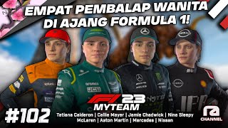 DUA PEMBALAP BARU MYTEAM MUSIM INI JADI ADA 4 PEMBALAP WANITA😍 F1® 23 MyTeam 102 PC Indonesia [upl. by Eibbed310]