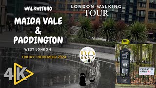 London Virtual Tour Maida Vale amp Paddington walkwithro london [upl. by Essirehc293]