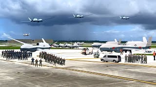 US Navy Deploys MQ 4C Triton Drones to Guam for Western Pacific Reconnaissance Capability [upl. by Aihsel]