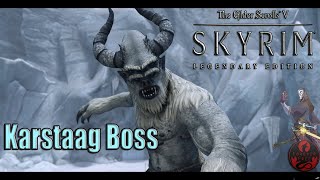 Karstaag Boss Solstheim  Argoniano Alquimista en Skyrim con MODs [upl. by Kcaz]