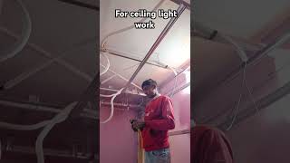 For ceiling light work youtube lightwork trending electrical youtubeshorts [upl. by Chrystel484]