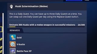 Eliminate 300 Husks with a Melee Weapon in successful missions Husk Extermination Melee 4252023 [upl. by Ellehsem]