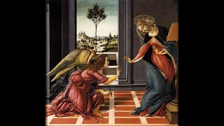 LAnnonciation dite du Cestello de Sandro Botticelli analyse de tableau [upl. by Gilletta]