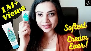 Best RICE Cream for soft Fair Glowing Spotless Glossy Radiant Skin  Review  Johnson Baby Cream [upl. by Monda]