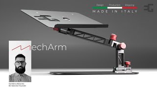 Now on Kickstarter MechArm Laptop Stand Redesigned [upl. by Munroe]