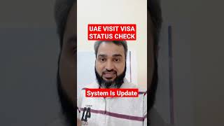 VISIT VISA STATUS CHECK System is Updated UAE dubai visitdubai [upl. by Reyna180]