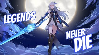 Nightcore  Legends Never Die Speed Up Lyrics [upl. by Ardnaet]